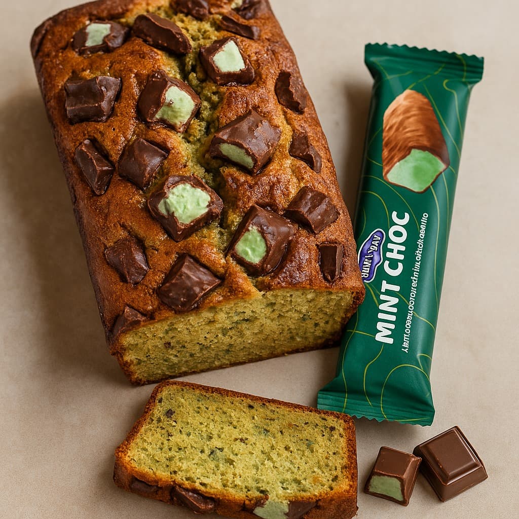 Mint Chocolate Banana Bread